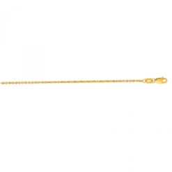 Hollow 14K White Gold Forsantina Chain For Men & Women 1.5mm Wide -Invicta Jewelry Store hollow 14k gold forsantina chain for men women 15mm wide ye