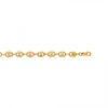Hollow 14K Yellow Gold Gucci Chain For Men & Women Mariner Puffed 7mm Wide