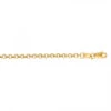 Hollow 14K Yellow Gold Rolo Chain For Men & Women 2.3mm Wide -Invicta Jewelry Store hollow 14k gold rolo chain for men women 23mm wide ye