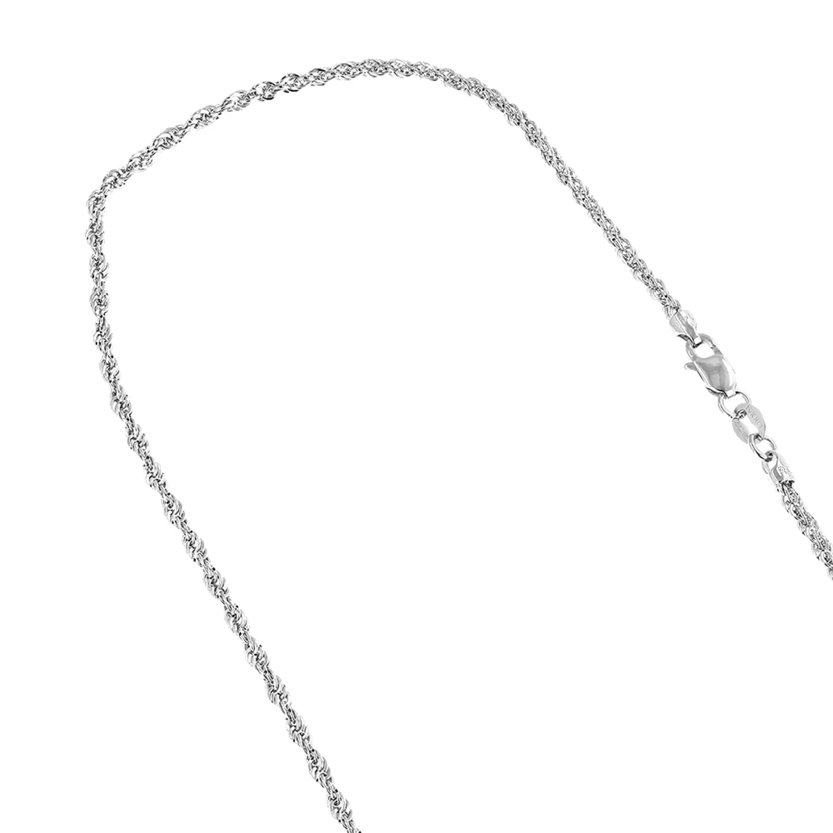 Hollow 14K Yellow Gold Rope Chain For Men & Women 1.5mm Wide 4 Hollow 14K Yellow Gold Rope Chain For Men & Women 1.5mm Wide - Image 2