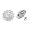 Huge 3 Carat Designer Diamond Stud Earrings For Women Cluster Flower Design 1 Huge 3 Carat Designer Diamond Stud Earrings For Women Cluster Flower Design -Invicta Jewelry Store huge 3 carat designer diamond stud earrings for women cluster flower design mainwh