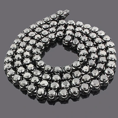 Iced Out Men's 10K Gold Black Diamond Chain 140.55 4 Iced Out Men's 10K Gold Black Diamond Chain 140.55 - Image 2