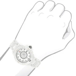 Icetime Stainless Steel & White Ceramic Case 0.15ct Ladies Diamonds Watch 8 Icetime Stainless Steel & White Ceramic Case 0.15ct Ladies Diamonds Watch -Invicta Jewelry Store icetime stainless steel white ceramic case 015ct ladies diamonds watch bod