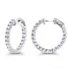1 Inch Inside Out Classic Diamond Hoop Earrings 2.75ct 14K White Gold G-H VS-SI 2 1 Inch Inside Out Classic Diamond Hoop Earrings 2.75ct 14K White Gold G-H VS-SI -Invicta Jewelry Store inside out classic diamond hoop earrings 315ct 14k gold wh
