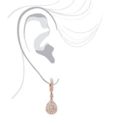 14K White Gold Diamond Dangle Drop Earrings For Women By Luxurman 1.2ct -Invicta Jewelry Store jewelry 14k gold diamond dangle drop earrings for women by luxurman 12ct bodro