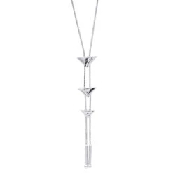 14K White Gold Diamond Triangle Necklace For Women Adjustable By LUXURMAN 0.25ct -Invicta Jewelry Store jewelry 14k gold diamond triangle necklace for women adjustable by luxurman 025ct backwh