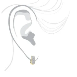 14K White Gold Huggies Small Inside Out Diamond Hoop Earrings 0.7ct 12 14K White Gold Huggies Small Inside Out Diamond Hoop Earrings 0.7ct -Invicta Jewelry Store jewelry 14k gold huggies small inside out diamond hoop earrings 07ct body yellow 1