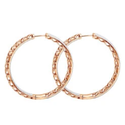 14K White Gold Large Diamond Hoop Earrings 3.5ct Inside Out Pave Setting 15 14K White Gold Large Diamond Hoop Earrings 3.5ct Inside Out Pave Setting -Invicta Jewelry Store jewelry 14k gold large diamond hoop earrings 35ct inside out pave setting backro