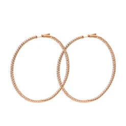 2.5 Inch Inside Out Diamond Hoop Earrings For Women 5 Carat VS Diamonds 14K Yellow Gold 19 2.5 Inch Inside Out Diamond Hoop Earrings For Women 5 Carat VS Diamonds 14K Yellow Gold -Invicta Jewelry Store jewelry 25 inch inside out diamond hoop earrings for women 5 carat vs diamonds 14k gold 001285 backro