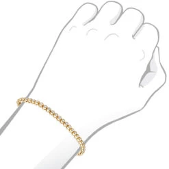 3 Carat Modern Bezel Set Round Cut Diamond Tennis Bracelet 14K Yellow Gold 14 3 Carat Modern Bezel Set Round Cut Diamond Tennis Bracelet 14K Yellow Gold -Invicta Jewelry Store jewelry 3 carat modern bezel set round cut diamond tennis bracelet in 14k gold bodye