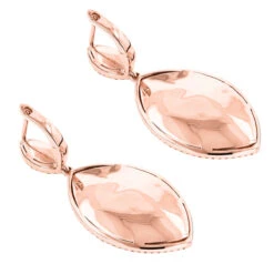Diamond Flower Earrings For Women 14K Rose Gold Drop Earrings Leafs Design 1 Carat 11 Diamond Flower Earrings For Women 14K Rose Gold Drop Earrings Leafs Design 1 Carat -Invicta Jewelry Store jewelry diamond flower earrings for women 14k gold drop earrings leafs design 1 carat 407062 backro