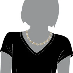 Luxurman Unique 14K Yellow Gold Pave Diamond Necklace For Women 12.9ct 16 Luxurman Unique 14K Yellow Gold Pave Diamond Necklace For Women 12.9ct -Invicta Jewelry Store jewelry luxurman unique 14k gold pave diamond necklace for women 129ct bodye