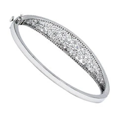 Unique 14K White Gold Baguette & Round Diamond Bangle Bracelet For Women 3 Carat 12 Unique 14K White Gold Baguette & Round Diamond Bangle Bracelet For Women 3 Carat -Invicta Jewelry Store jewelry unique 14k gold baguette round diamond bangle bracelet for women 3 carat backwh 2