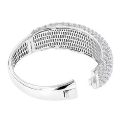 Unique Designer Diamond Bangle Bracelet For Women 12ct 14K White Gold 10 Unique Designer Diamond Bangle Bracelet For Women 12ct 14K White Gold -Invicta Jewelry Store jewelry unique designer diamond bangle bracelet for women 12ct in 14k gold backwh