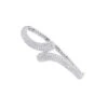 Women's Diamond Snakes Bangle Bracelet 18K White Gold By Joe Rodeo 6.44Ct