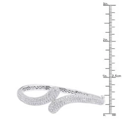 Women's Diamond Snakes Bangle Bracelet 18K White Gold By Joe Rodeo 6.44Ct 17 Women's Diamond Snakes Bangle Bracelet 18K White Gold By Joe Rodeo 6.44Ct -Invicta Jewelry Store jewelry womens diamond snakes bangle bracelet 18k gold by joe rodeo 644ct rulerwh
