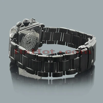 Joe Rodeo Madison Diamond Watch 1.50ct Black Steel 5 Joe Rodeo Madison Diamond Watch 1.50ct Black Steel - Image 3