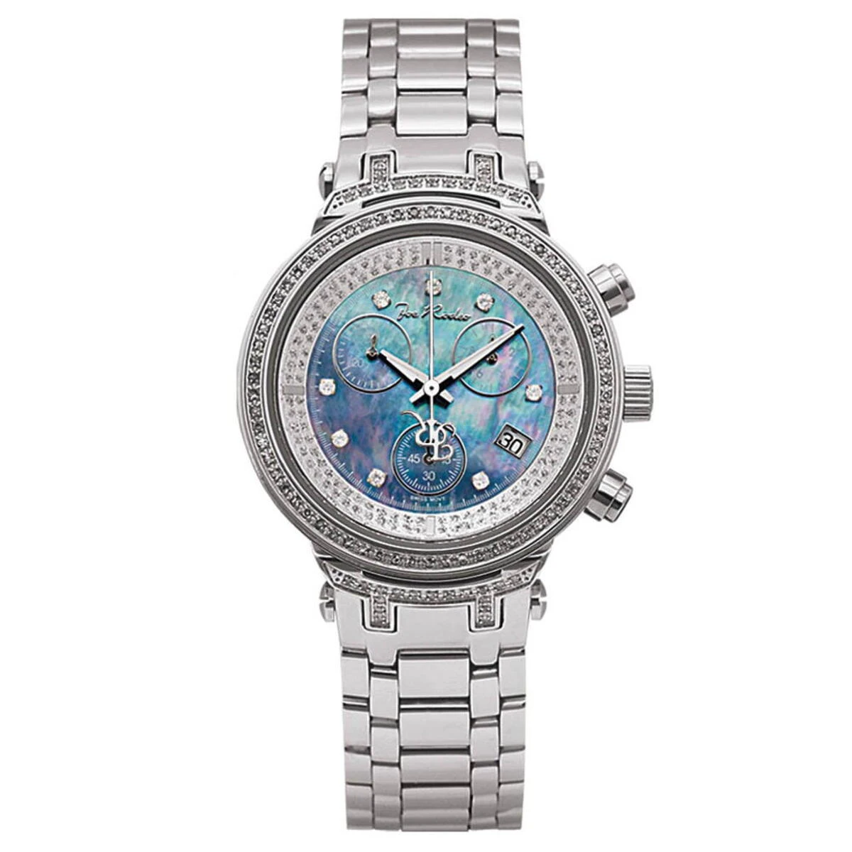 Joe Rodeo Master Diamond Women's Watch Blue MOP 0.90ct 3 Joe Rodeo Master Diamond Women's Watch Blue MOP 0.90ct