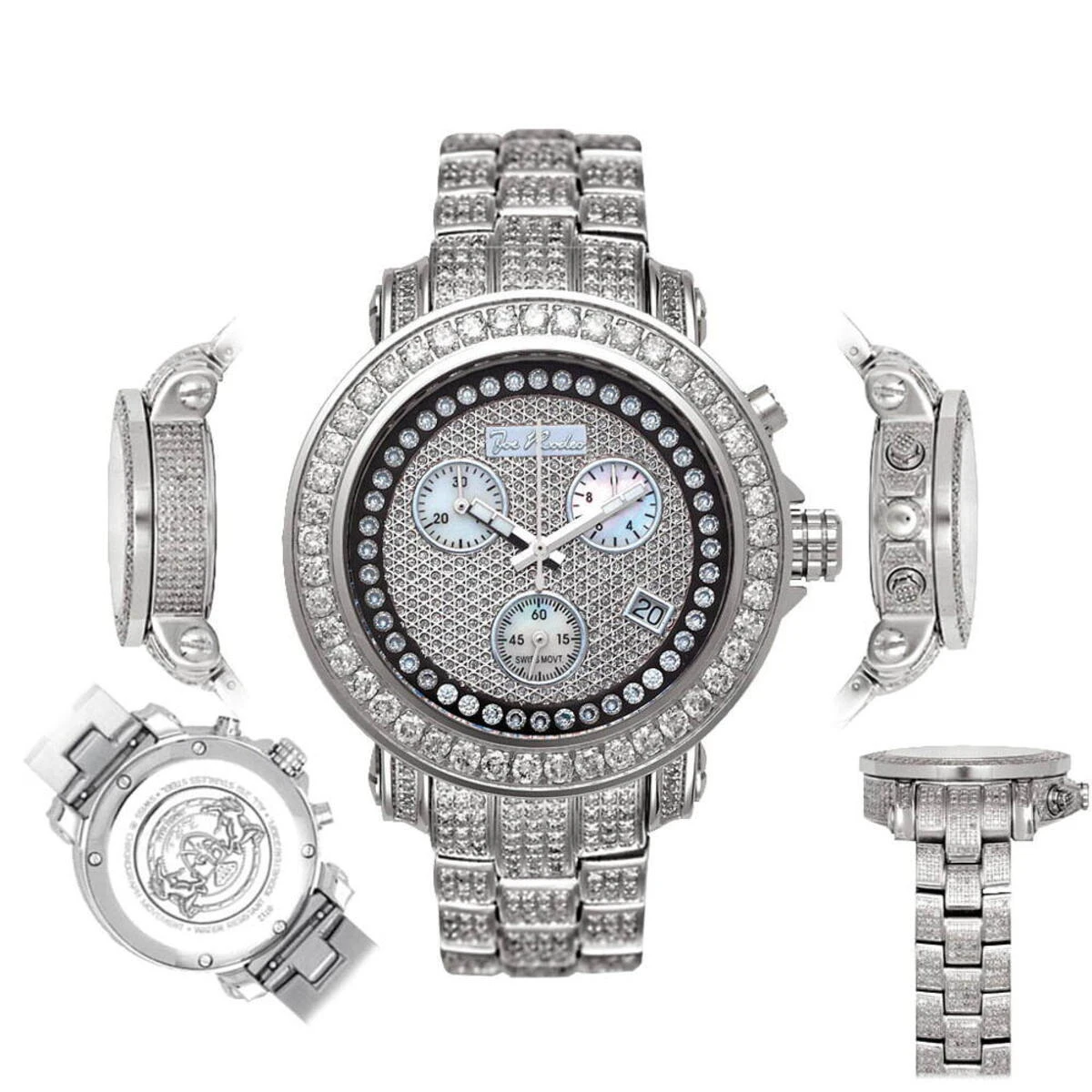 JoJo Rio Women's Diamond Watch 9.50ct Diamond Band 9 JoJo Rio Women's Diamond Watch 9.50ct Diamond Band - Image 7