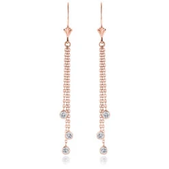 Ladies Chandelier Earrings With Diamonds By The Yard 0.6ct 14K White Gold 10 Ladies Chandelier Earrings With Diamonds By The Yard 0.6ct 14K White Gold -Invicta Jewelry Store ladies chandelier earrings with diamonds by the yard 06ct 14k gold ro