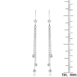 Ladies Chandelier Earrings With Diamonds By The Yard 0.6ct 14K White Gold 13 Ladies Chandelier Earrings With Diamonds By The Yard 0.6ct 14K White Gold -Invicta Jewelry Store ladies chandelier earrings with diamonds by the yard 06ct 14k gold rulerwh