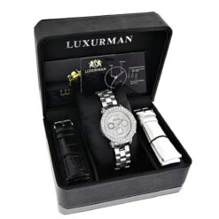 Ladies Diamond Watch 3ct Luxurman Diamond Watch 10 Ladies Diamond Watch 3ct Luxurman Diamond Watch -Invicta Jewelry Store ladies diamond watch 3ct luxurman diamond watch p 43369box