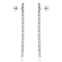 Ladies Earrings 14K White Gold String Diamond Earrings 1.54ct 11 Ladies Earrings 14K White Gold String Diamond Earrings 1.54ct -Invicta Jewelry Store ladies earrings 14k gold string diamond earrings 154ct p 7121 backwh
