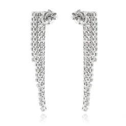 Ladies Earrings 14K White Gold String Diamond Earrings 3.78ct 11 Ladies Earrings 14K White Gold String Diamond Earrings 3.78ct -Invicta Jewelry Store ladies earrings 14k gold string diamond earrings 378ct p 7122 backwh