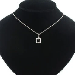 Ladies Silver Pendant With Black And White Diamonds 0.65ct 8 Ladies Silver Pendant With Black And White Diamonds 0.65ct -Invicta Jewelry Store ladies silver pendant with black and white diamonds 065ct p 48206bod