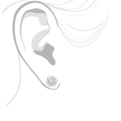 6 Carat Look Large Diamond Cluster Earrings 14K White Gold Studs 2 Carats 13 6 Carat Look Large Diamond Cluster Earrings 14K White Gold Studs 2 Carats -Invicta Jewelry Store large diamond cluster earrings 190ct 14k p 45523 bodwh