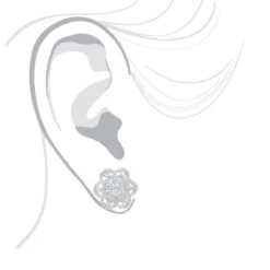 LUXURMAN 14K White Gold Unique Flower Ladies Diamond Cluster Stud Earrings 2.2ct 12 LUXURMAN 14K White Gold Unique Flower Ladies Diamond Cluster Stud Earrings 2.2ct -Invicta Jewelry Store luxurman 14k gold unique flower ladies diamond cluster stud earrings 22ct bodwh