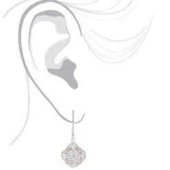 Luxurman Designer Flower Cluster Diamond Earrings For Women 2.4ct 14K White Gold 12 Luxurman Designer Flower Cluster Diamond Earrings For Women 2.4ct 14K White Gold -Invicta Jewelry Store luxurman designer flower cluster diamond earrings for women 24ct 14k gold bodwh