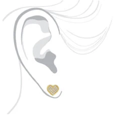 Luxurman Heart Shaped Diamond Earrings For Women 14K Yellow Gold Studs 0.76ct 12 Luxurman Heart Shaped Diamond Earrings For Women 14K Yellow Gold Studs 0.76ct -Invicta Jewelry Store luxurman heart shaped diamond earrings for women 14k gold studs 076ct bodye