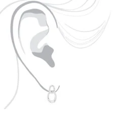 Luxurman Love Quotes: Silver Interlocking Ovals Diamond Earrings For Women 8 Luxurman Love Quotes: Silver Interlocking Ovals Diamond Earrings For Women -Invicta Jewelry Store luxurman love quotes silver interlocking ovals diamond earrings for women bod