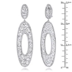 LUXURMAN Oval Designer Diamond Drop Earrings For Women 14K White Gold 9ct 13 LUXURMAN Oval Designer Diamond Drop Earrings For Women 14K White Gold 9ct -Invicta Jewelry Store luxurman oval designer diamond drop earrings in 14k gold 7ct rulerwh