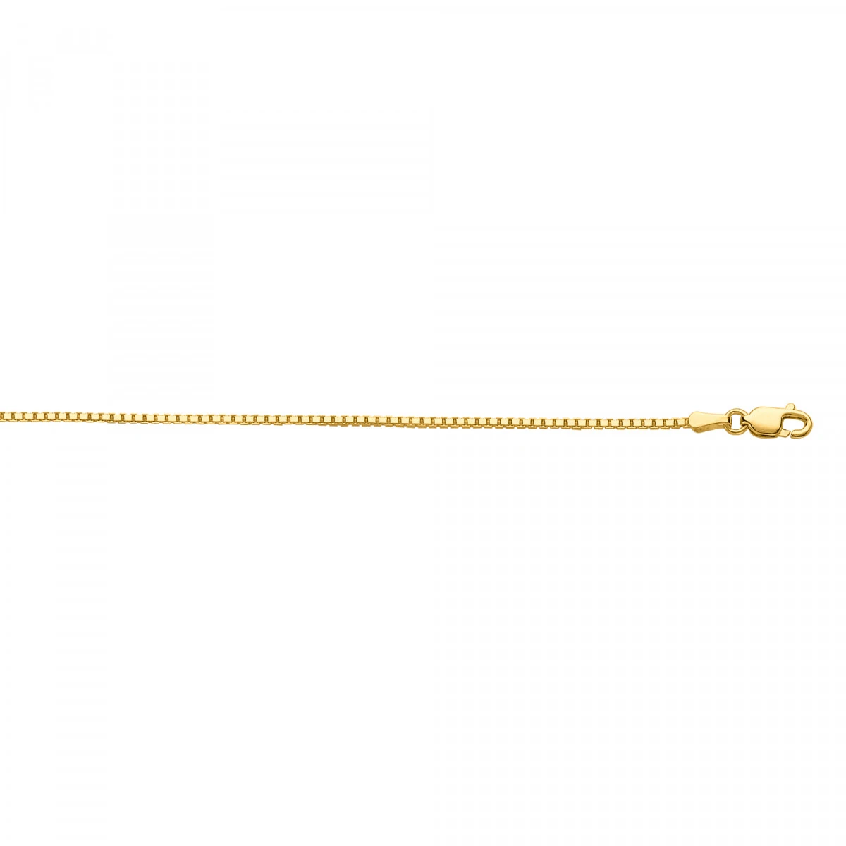 LUXURMAN Solid 10K Yellow Gold Box Chain For Men & Women Octagonal 1.2mm Wide 3 LUXURMAN Solid 10K Yellow Gold Box Chain For Men & Women Octagonal 1.2mm Wide