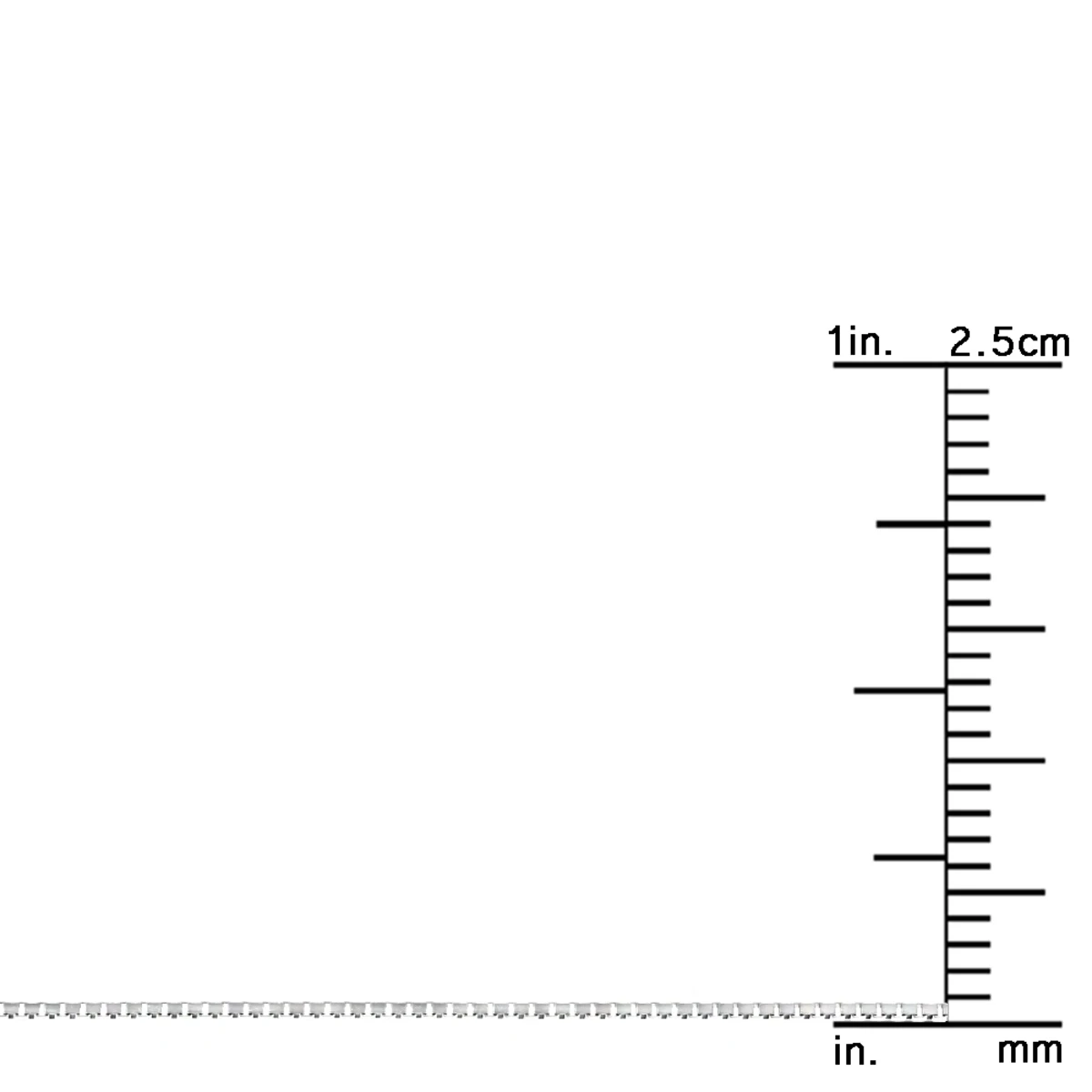 LUXURMAN Solid 10K White Gold Box Chain For Women Adjustable 0.7mm 9 LUXURMAN Solid 10K White Gold Box Chain For Women Adjustable 0.7mm - Image 7