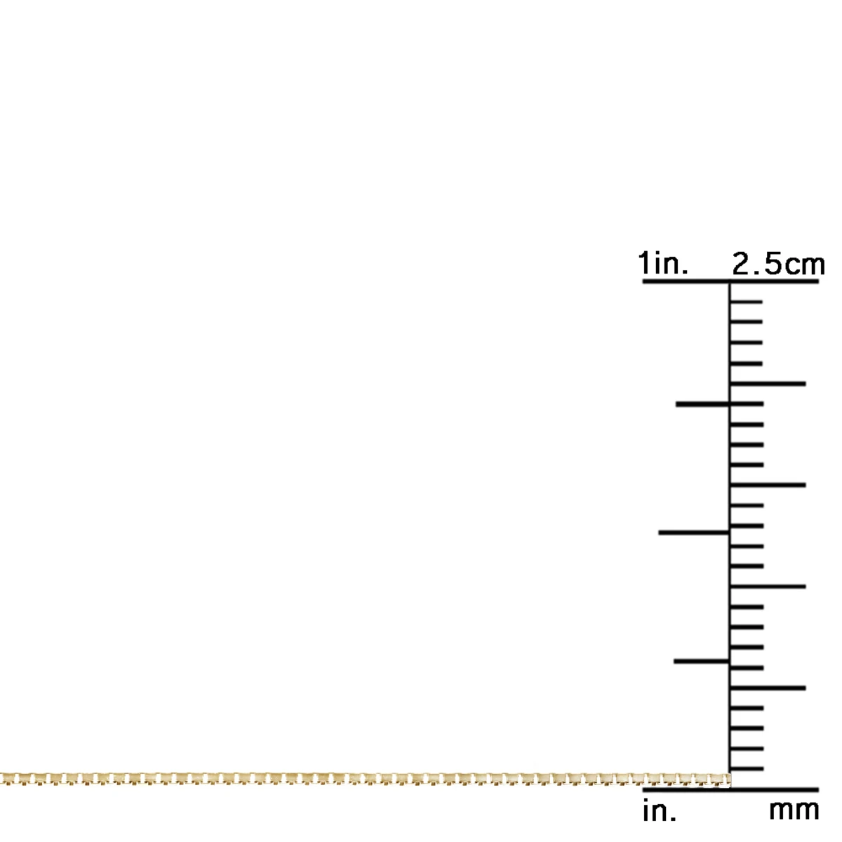 LUXURMAN Solid 10K White Gold Box Chain For Women Adjustable 0.7mm 10 LUXURMAN Solid 10K White Gold Box Chain For Women Adjustable 0.7mm - Image 8