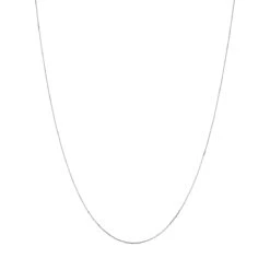 LUXURMAN Solid 10K White Gold Cable Chain For Women Adjustable 0.9mm 16 LUXURMAN Solid 10K White Gold Cable Chain For Women Adjustable 0.9mm -Invicta Jewelry Store luxurman solid 10k gold cable chain for women adjustable 09mm boxwh