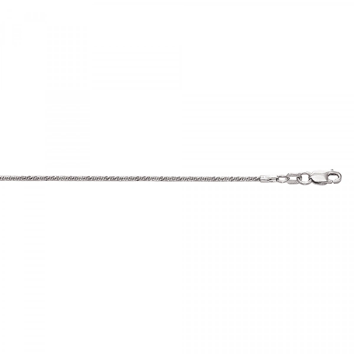 LUXURMAN Solid 10K Yellow Gold Sparkle Chain For Women 1.5mm Wide 4 LUXURMAN Solid 10K Yellow Gold Sparkle Chain For Women 1.5mm Wide - Image 2