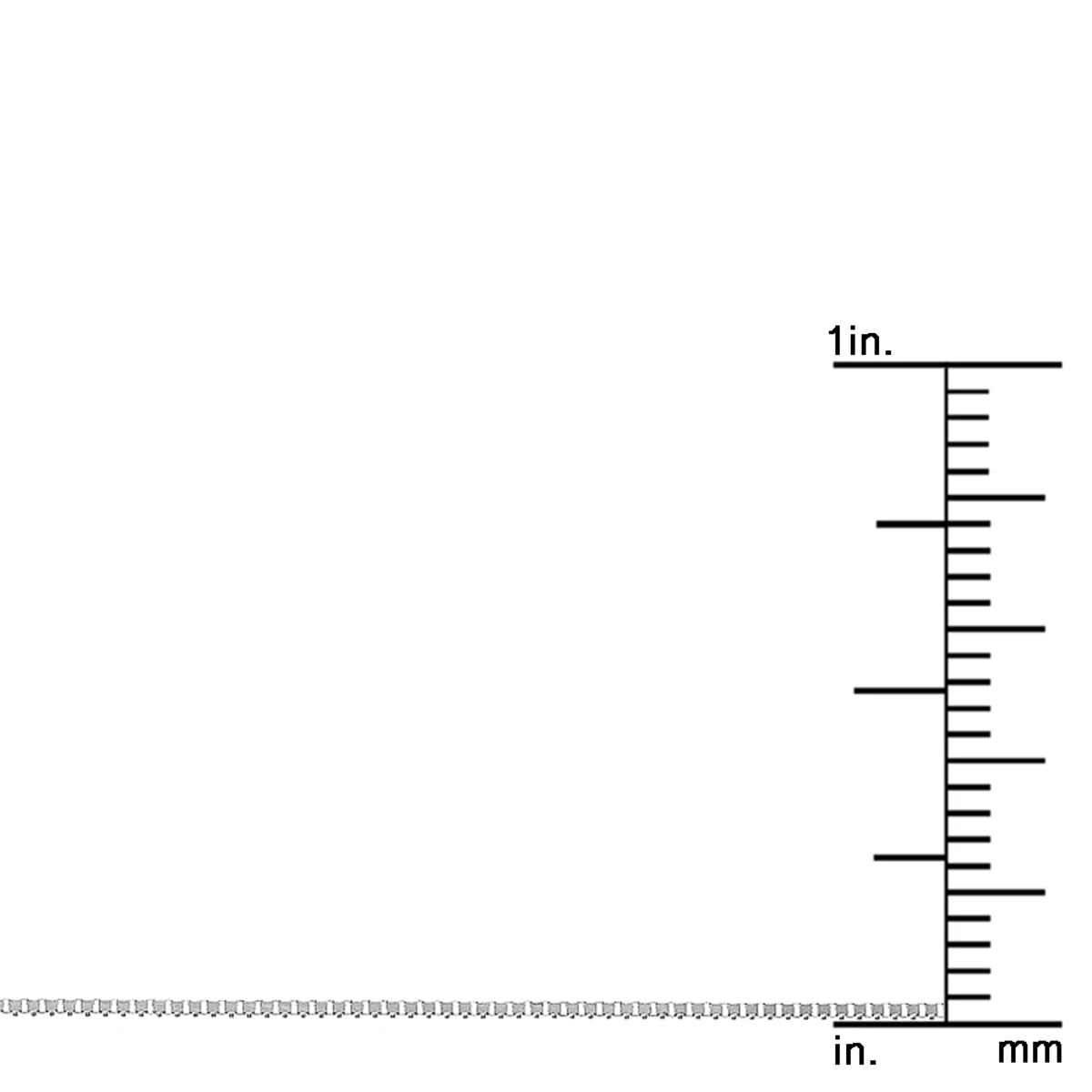 LUXURMAN Solid 14K Yellow Gold Box Chain For Women 0.8mm Wide 11 LUXURMAN Solid 14K Yellow Gold Box Chain For Women 0.8mm Wide - Image 9