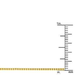 LUXURMAN Solid 14K White Gold Box Chain For Women 1mm Wide -Invicta Jewelry Store luxurman solid 14k gold box chain for women 1mm wide ruler