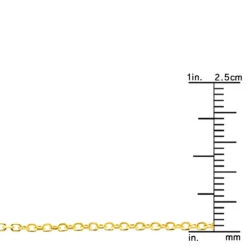 LUXURMAN Solid 14K Yellow Gold 1.1mm Cable Chain For Men & Women Lobster Clasp 26 LUXURMAN Solid 14K Yellow Gold 1.1mm Cable Chain For Men & Women Lobster Clasp -Invicta Jewelry Store luxurman solid 14k gold cable chain for men women 11mm wide 1 rulerye
