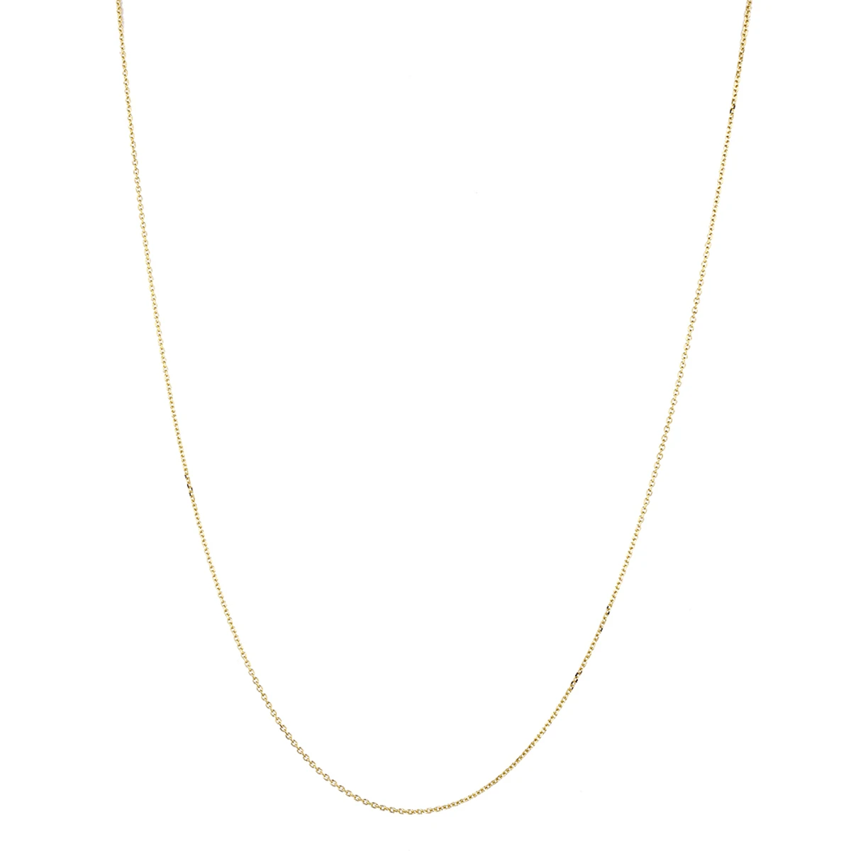 LUXURMAN Solid 14K Yellow Gold Cable Chain For Men & Women 1.4mm Wide 8 LUXURMAN Solid 14K Yellow Gold Cable Chain For Men & Women 1.4mm Wide - Image 6