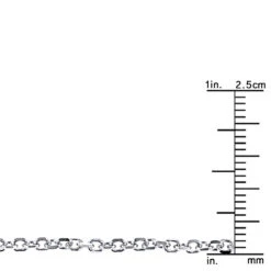 LUXURMAN Solid 14K Yellow Gold Cable Chain For Men & Women 2.3mm Wide 18 LUXURMAN Solid 14K Yellow Gold Cable Chain For Men & Women 2.3mm Wide -Invicta Jewelry Store luxurman solid 14k gold cable chain for men women 23mm wide rulerwh