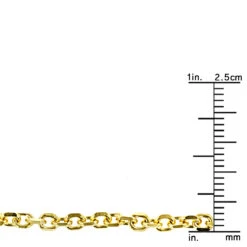 LUXURMAN Solid 14K White Gold Cable Chain For Men & Women 3mm Wide 19 LUXURMAN Solid 14K White Gold Cable Chain For Men & Women 3mm Wide -Invicta Jewelry Store luxurman solid 14k gold cable chain for men women 3mm wide rulerye