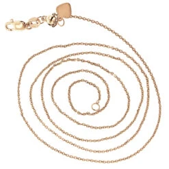 LUXURMAN Solid 14K Yellow Gold Cable Chain For Women Adjustable 0.9mm -Invicta Jewelry Store luxurman solid 14k gold cable chain for women adjustable 09mm backro