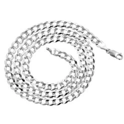 LUXURMAN Solid 14K White Gold Curb Chain For Men & Women Comfort 2.6mm Wide 14 LUXURMAN Solid 14K White Gold Curb Chain For Men & Women Comfort 2.6mm Wide -Invicta Jewelry Store luxurman solid 14k gold curb chain for men women comfort 26mm wide backwh