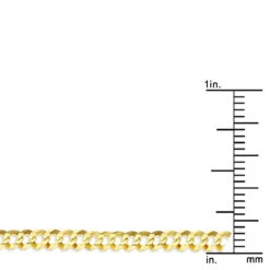 LUXURMAN Solid 14K White Gold Curb Chain For Men & Women Comfort 3.5mm Wide 19 LUXURMAN Solid 14K White Gold Curb Chain For Men & Women Comfort 3.5mm Wide -Invicta Jewelry Store luxurman solid 14k gold curb chain for men women comfort 35mm wide rulerye