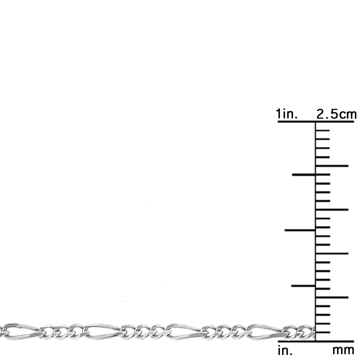 LUXURMAN Solid 14K Yellow Gold Figaro Chain For Men & Women 1.9mm Wide 9 LUXURMAN Solid 14K Yellow Gold Figaro Chain For Men & Women 1.9mm Wide - Image 7